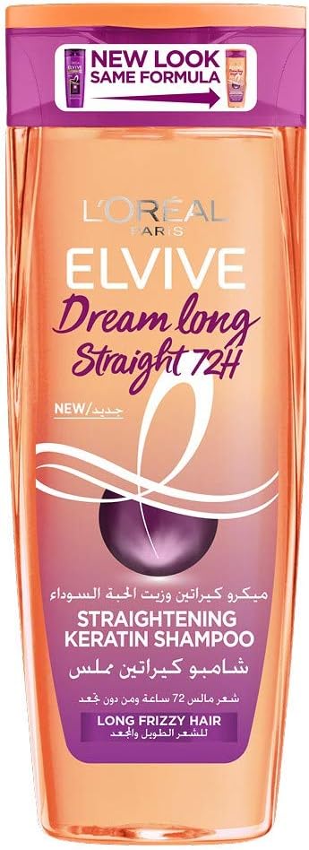 Elvive Dream Long Straight - Stranightening Keratin Shampoo - 600ml