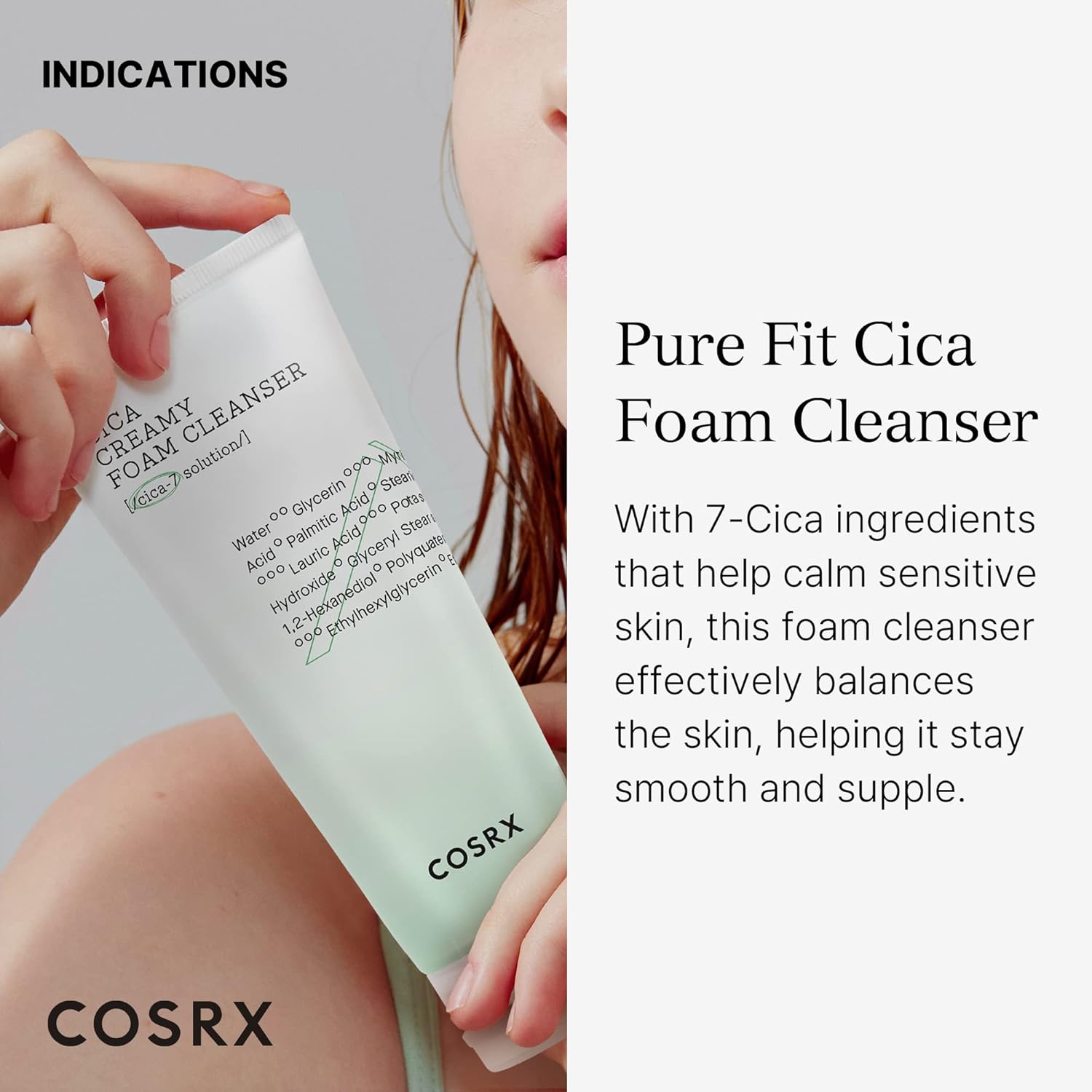 Pure Fit Cica Creamy Foam Cleanser