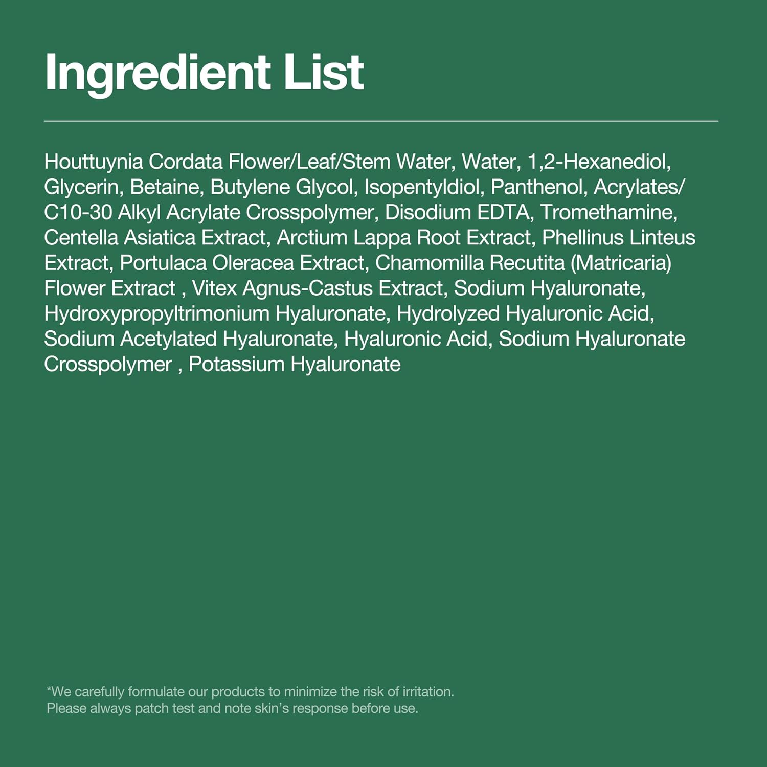 Heartleaf 77 Soothing Toner