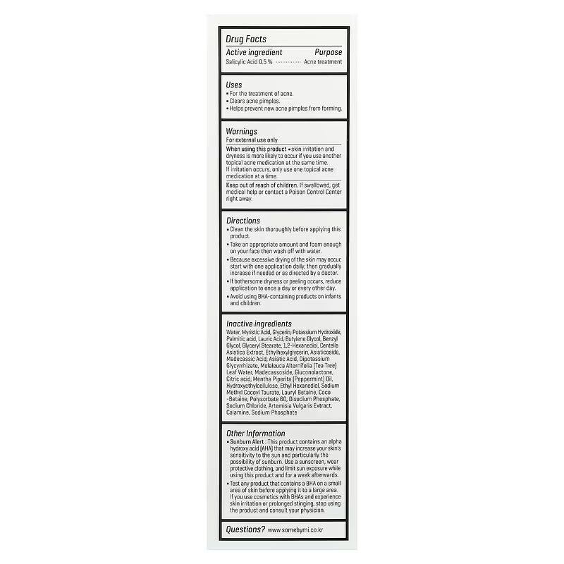 AHA-BHA-PHA 30 Days Miracle Acne Clear Foam